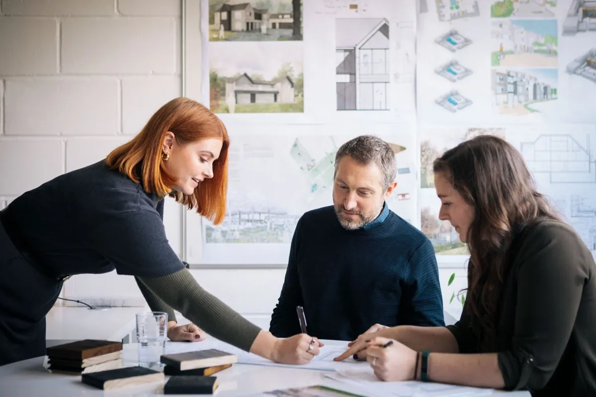 The Marjoram Architects studio team in Dulwich